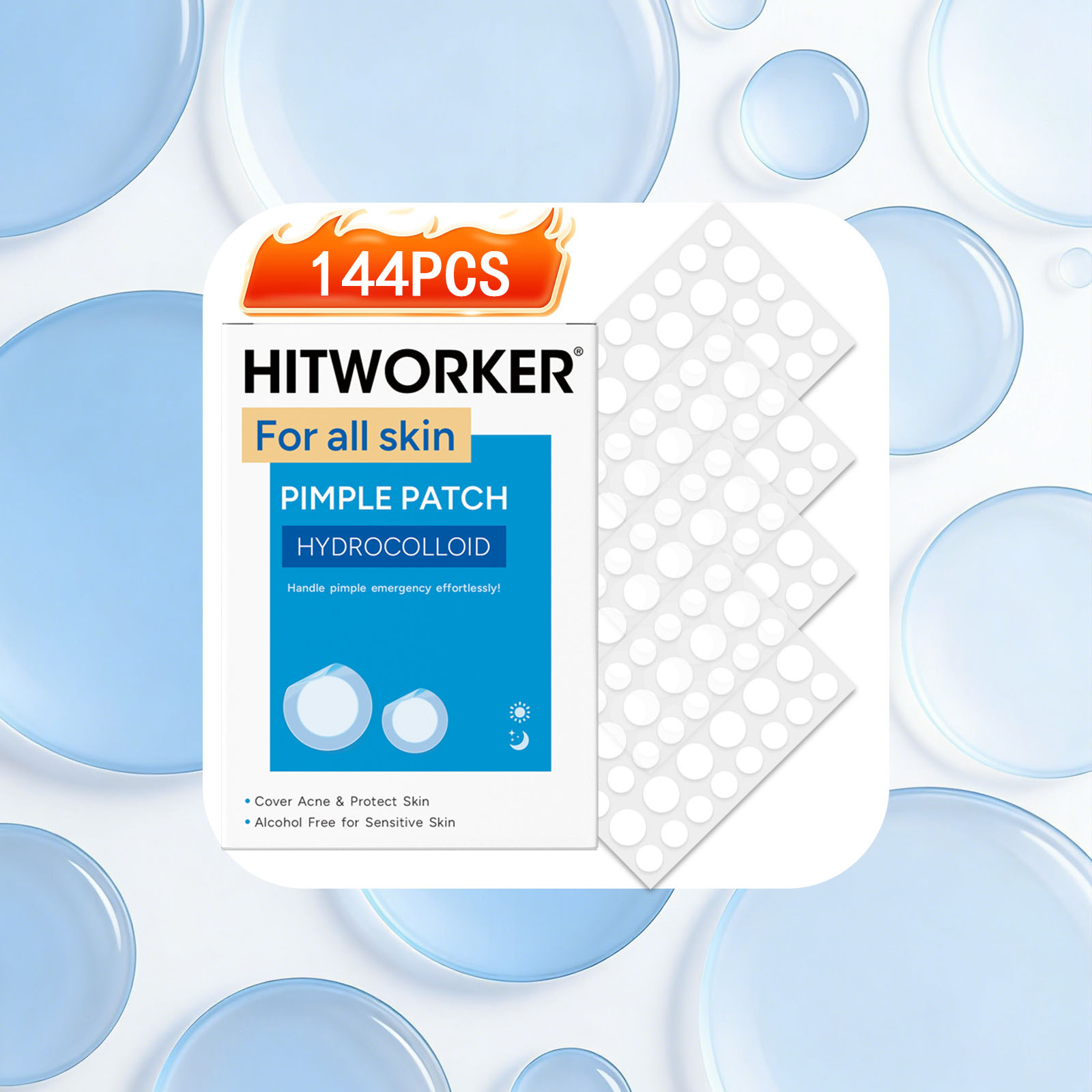 Skincare Acne - Hydrocolloid acne patch facial cleansing care