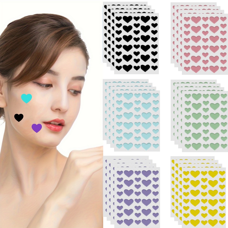 864PCS Cute Heart Shape Pimple - Skincare Acne recension och pris