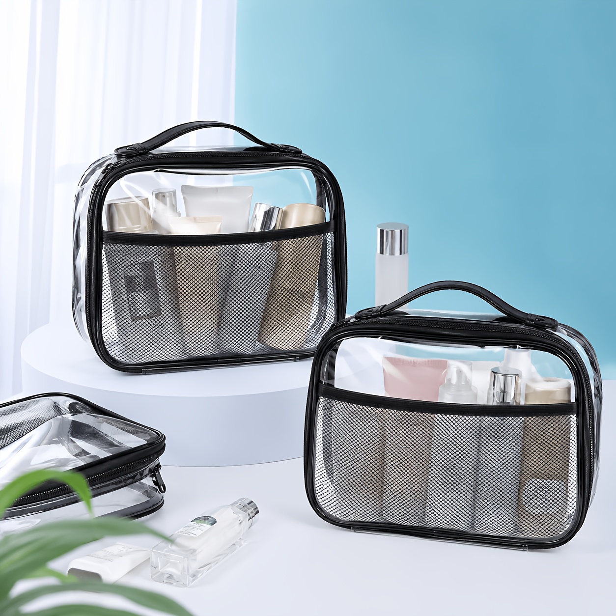Clear Cosmetic Bag Transparent - Skincare D'Alba recension och pris