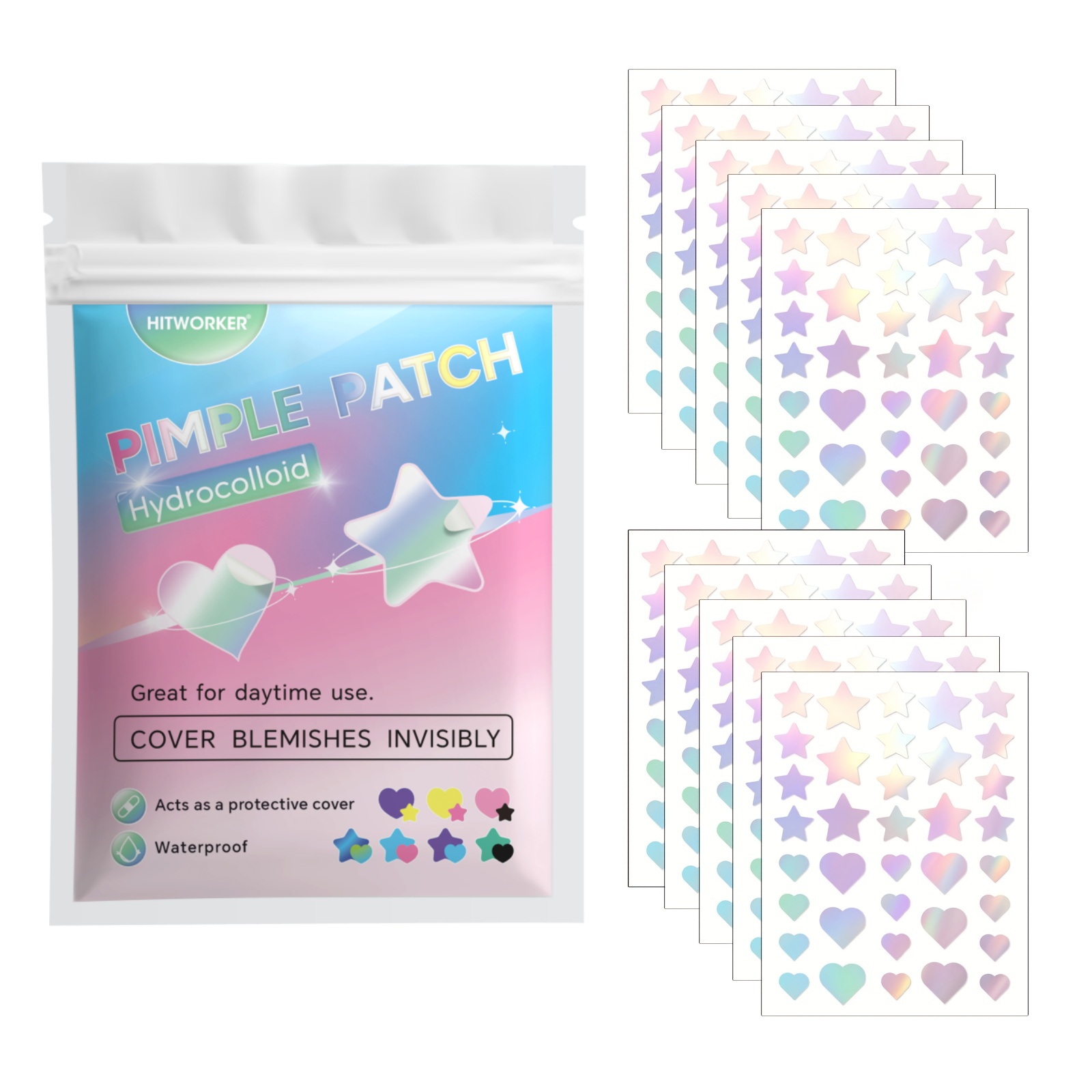 360pcs Colorful Acne Patches – - Skincare Acne recension och pris