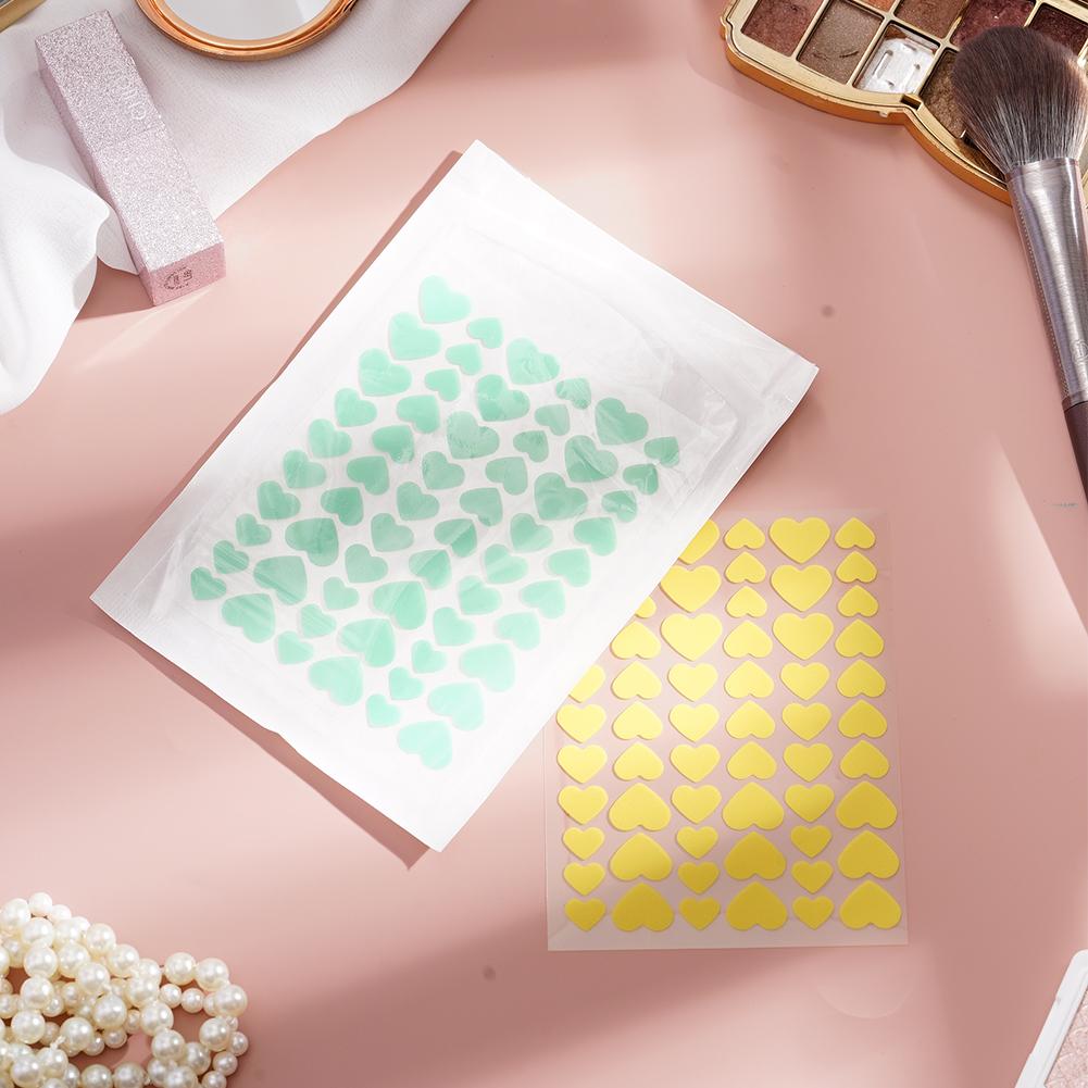 60Pcs Colorful PE Heart Shaped - Skincare Acne recension och pris