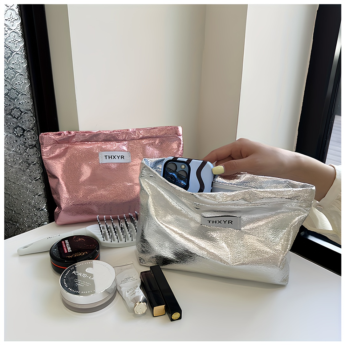 Large-Capacity Makeup Bag, Tre - Skincare D'Alba recension och pris