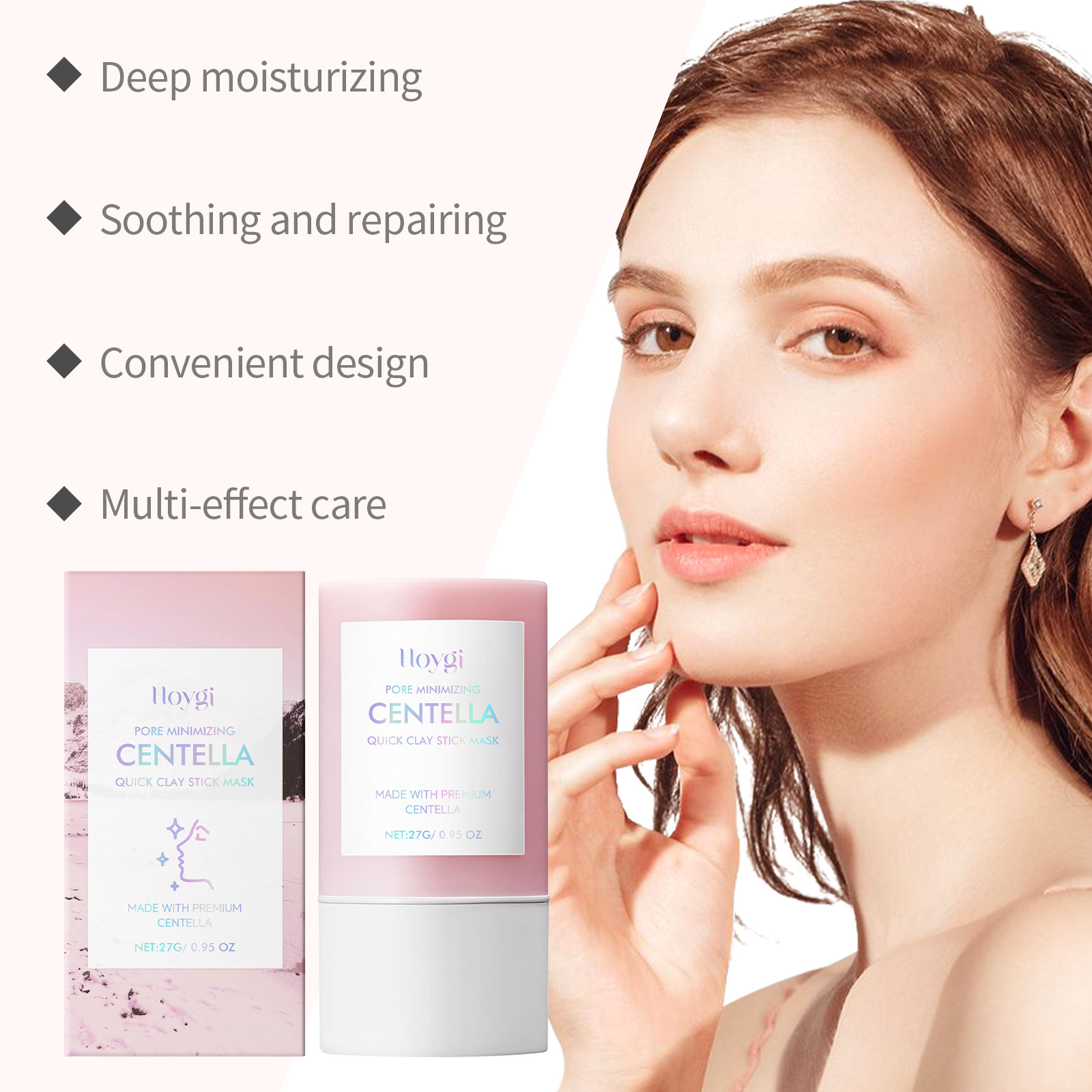 Centella Clay Stick Mask Facia - Mud Mask Kaolin recension och pris