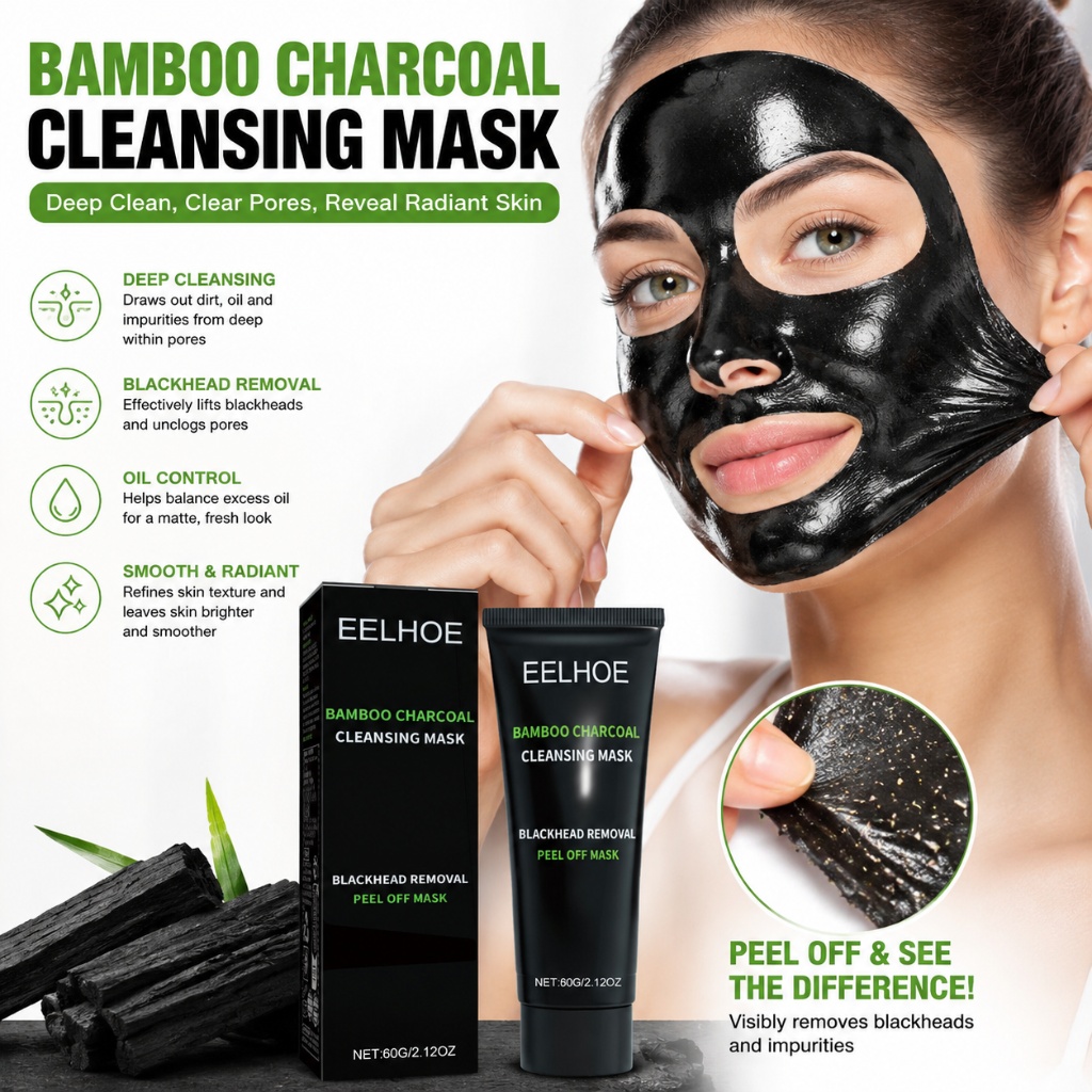 60g Blackhead Remover Bamboo C - Mud Mask Kaolin recension och pris