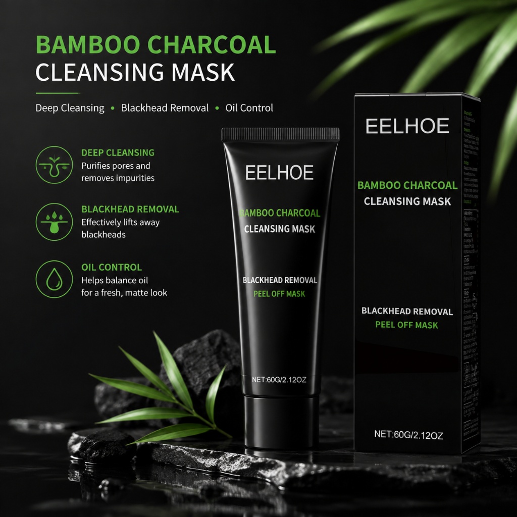 60g Blackhead Remover Bamboo C - Mud Mask Kaolin recension och pris