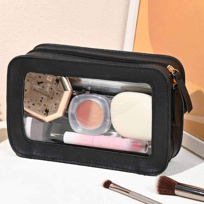 Women PU Makeup Bag Traveling  - Skincare D'Alba recension och pris