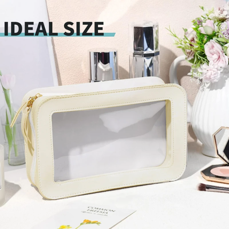 Women PU Makeup Bag Traveling  - Skincare D'Alba recension och pris