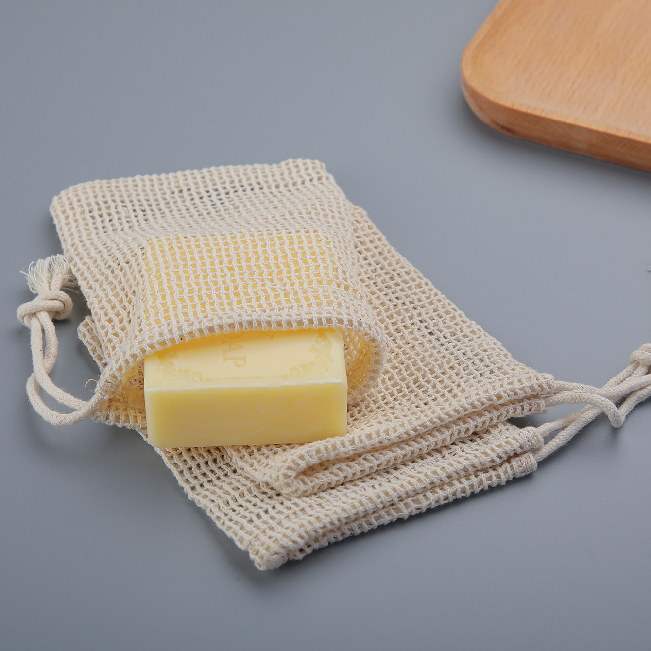 Natural Cotton Soap Saver Bag, - Skincare D'Alba recension och pris