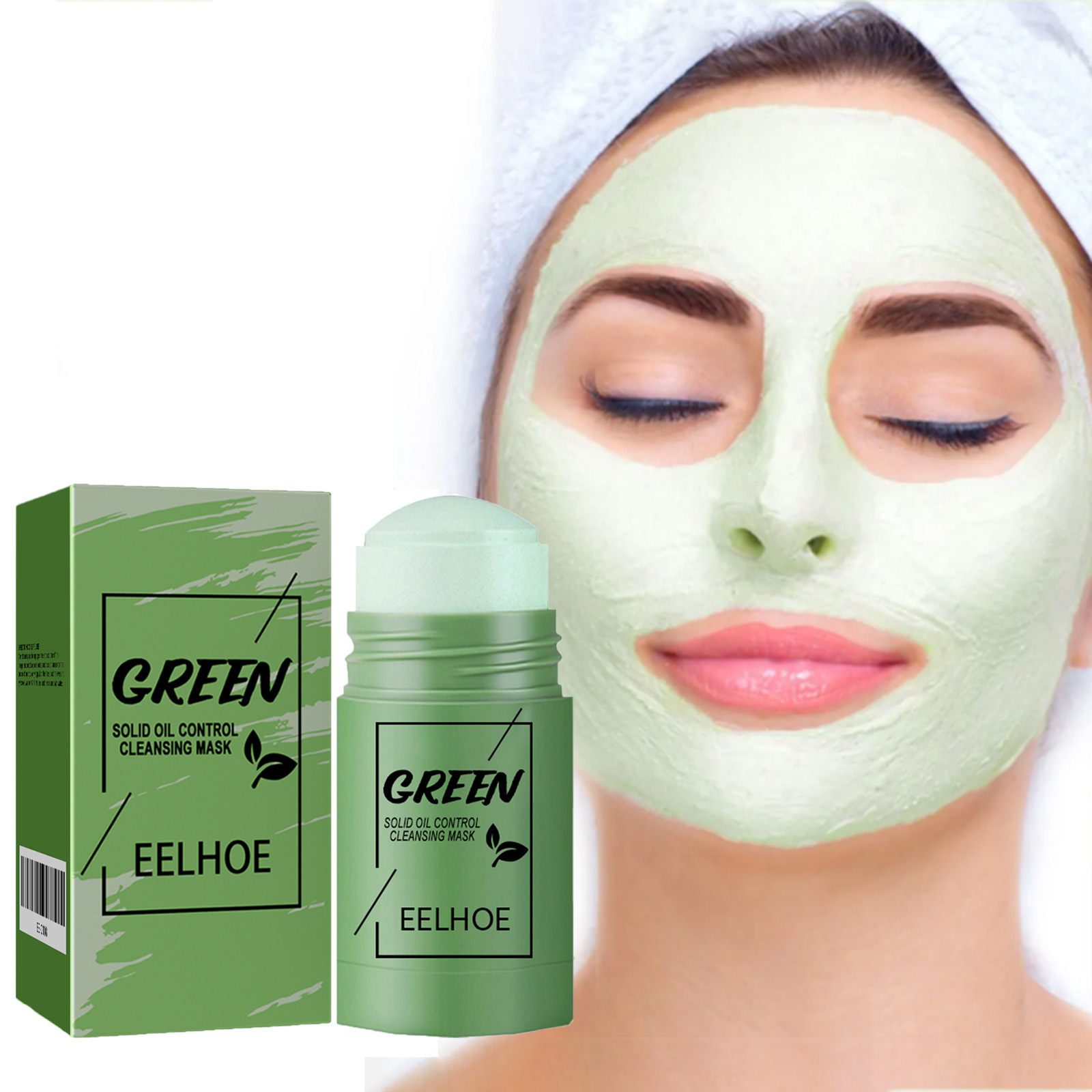 Green Tea Cleansing Solid Face - Mud Mask Kaolin recension och pris