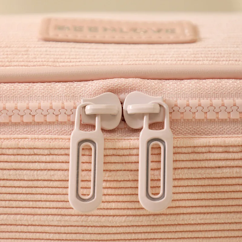 2026 New Corduroy Cosmetic Bag - Skincare D'Alba recension och pris